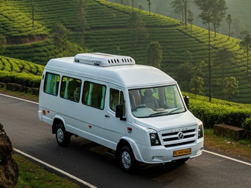 AC tempo traveller for group travel in kerala Kochi